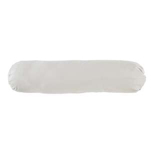 Logan & Mason 300 Thread Count Bolster Pillowcase White