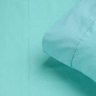 Mode Home 180 Thread Count Standard Pillowcase Turquoise Standard
