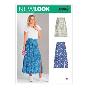 New Look Sewing Pattern N6659 Misses' Pleated Skirts 10 - 22