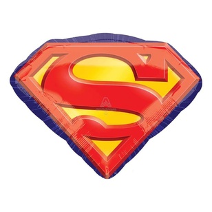Anagram Superman Emblem SuperShape Balloon Multicoloured 46 cm