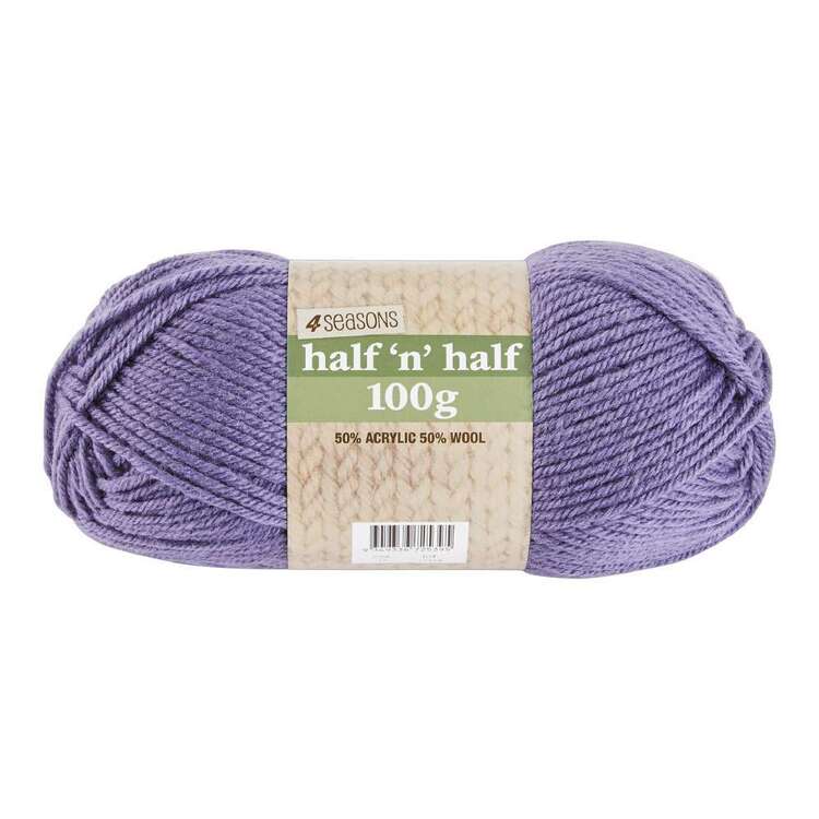 4 Seasons Half N Half 100g Yarn Grape Melange