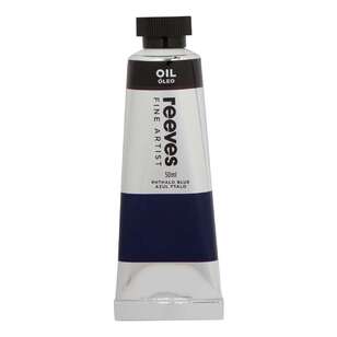 Reeves 50 ml Fine Artist Oil Paint Phthalo Blue 50 mL