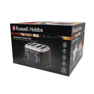 Russell Hobbs Addison 4 Slice Toaster Black