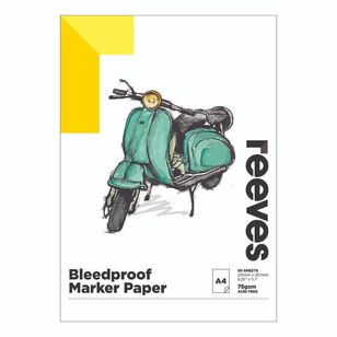 Reeves A4 Bleedproof Paper Pad White