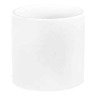 Ceramic 23 cm Planter Pot White 23 x 23 cm