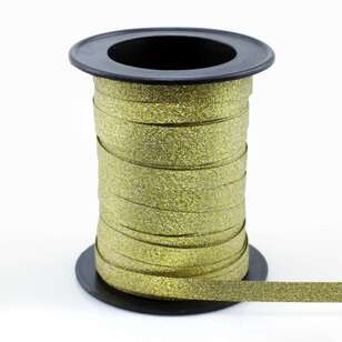 Celebrate Glitter Curling Ribbon Dark Gold 5 mm x 10 m