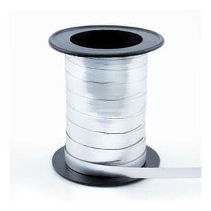 Celebrate Matte Metallic Curling Ribbon Silver 5 mm x 10 m