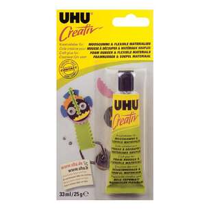 UHU 33 ml Creativ Foam Rubber Glue Clear 33 mL