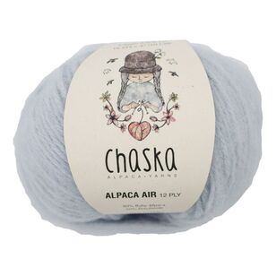 Chaska Alpaca Air 12 Ply 50 g Yarn Soft Blue