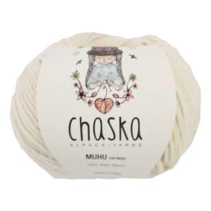 Chaska Muhu 8 Ply 50G Yarn Cream 50 g