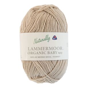 Naturally Lammermoor Organic 4 Ply Baby Yarn Mushroom 50 g