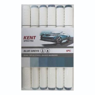 Kent Spectra Graphic Design Marker Blue Greys