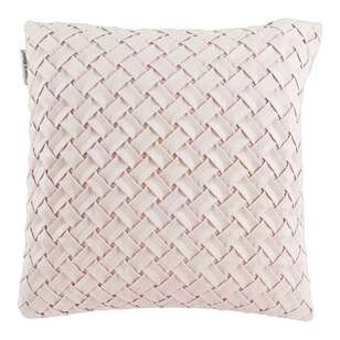 Logan & Mason Home Justin Velvet Cushion Pink 50 x 50 cm
