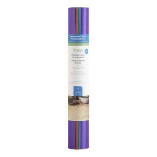 Cricut True Brushed Premium Brights Vinyl Sampler Multicoloured 12 x 24 in