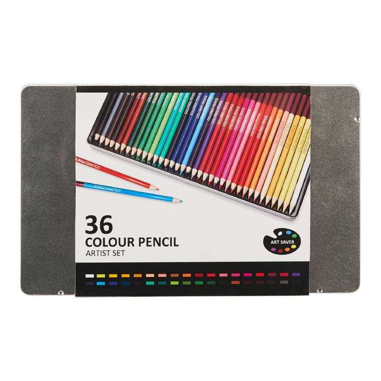 Download Art Saver 36 Piece Colour Pencil Tin Artist Set