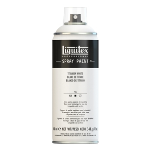 Liquitex 400 ml Acrylic Spray Titanium White 400 mL