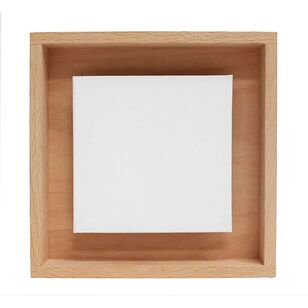 Jasart Framed Floating Canvas Panels White