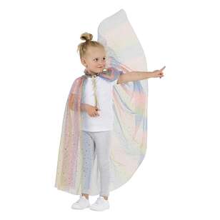 Spartys Pastel Fairy Cape Iridescent Child