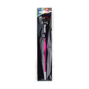 Knitpro Zing 15 cm Crochet Hook Ruby 5 mm