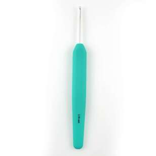 Knitpro Waves Single Ended 15 cm Crochet Hook Jade 10 mm