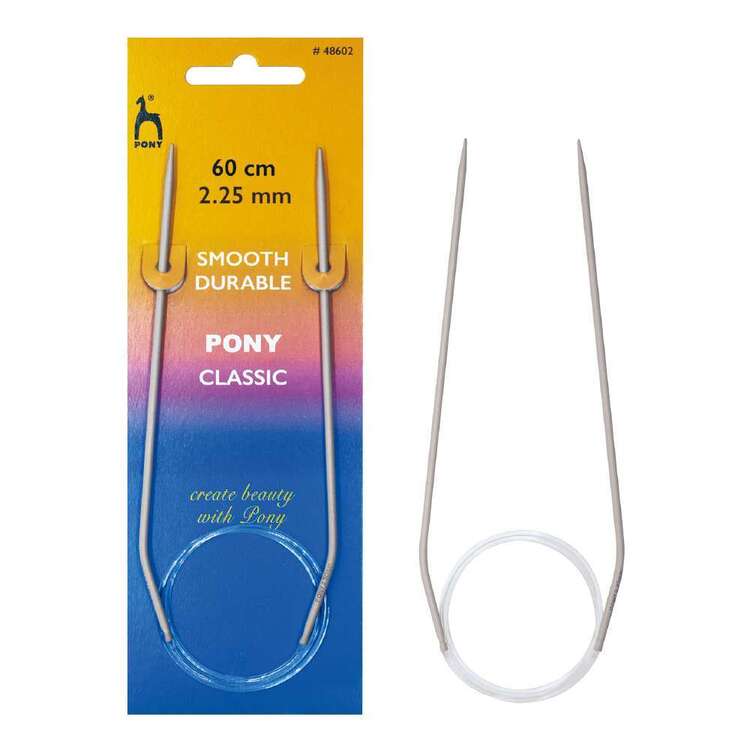 24 Circular Prym Pearl Grey US#4 3.5mm Knitting Needle