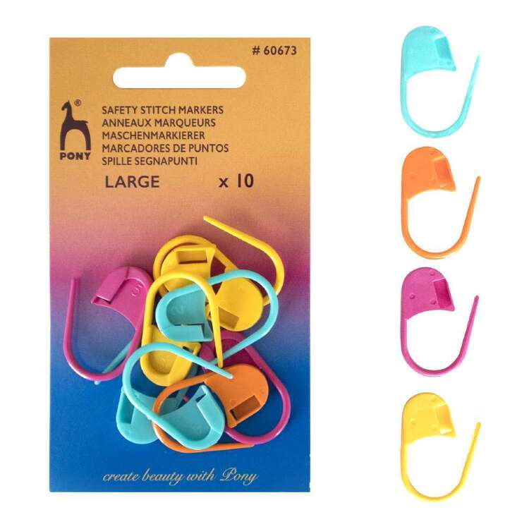 Pony Bead Stitch Markers for Knitting, Progress Keepers, Colourful Stitch  Markers, Pack of 5 -  Israel