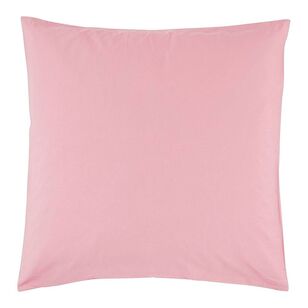 White Home Organic Cotton European Pillowcase Mauve European