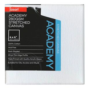 Jasart Academy Thin Edge Canvas White