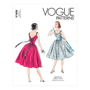 Vogue Sewing Pattern V1696 Misses' Dress