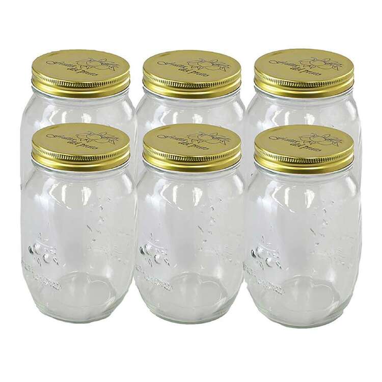 Mason Craft and More 2.7 Liter Square Glass Medium Canister with Pop Up Lid, Clear