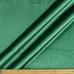 Plain 150 cm Stretch Velour Fabric Green 150 cm