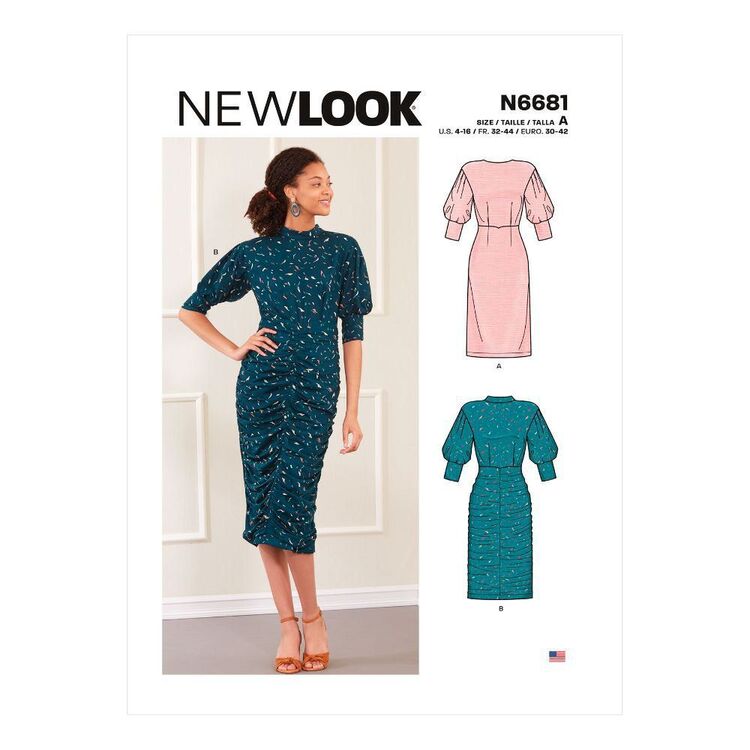 New Look Sewing Pattern N6681 Misses' Dress