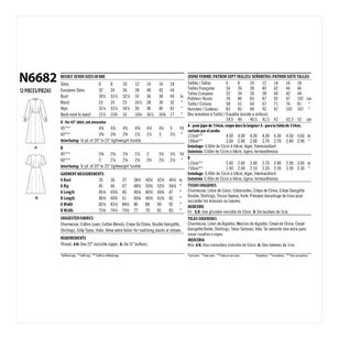 New Look Sewing Pattern N6682 Misses' Dresses 6 - 18