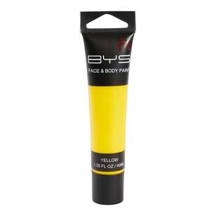 BYS Special FX Face & Body Paint Tube Yellow 40 mL