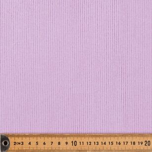 Plain 60 cm Sports Active Ribbing Fabric Purple 60 cm