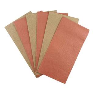 Alpen 2 Ply Eco Napkins 20 Pack Rose Gold 33 x 33 cm