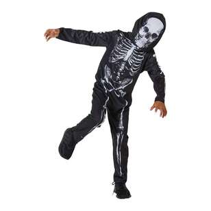 Spooky Hollow Kids Skeleton Jumpsuit Black & White