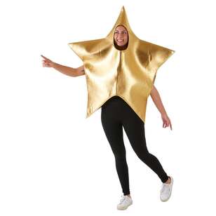 Jolly & Joy Gold Star Costume Gold Adult