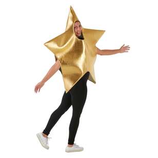 Jolly & Joy Gold Star Costume Gold Adult