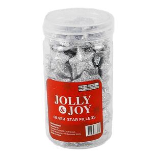 Jolly & Joy Bauble Fillers Silver Star Silver