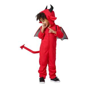 Spooky Hollow Devil Toddler Costume Red & Black 1 - 3 Years