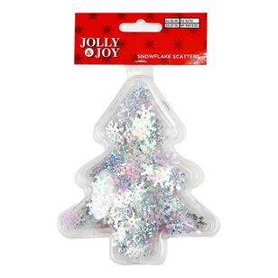 Jolly & Joy Snowflake Scatters Silver