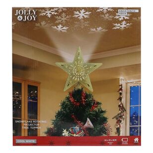 Jolly & Joy Tree Topper Projector Gold