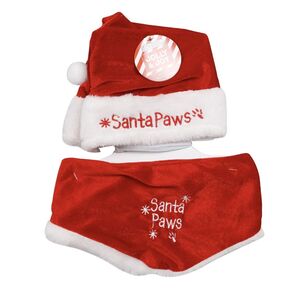 Jolly & Joy Santa Paws Pet Scarf Red Large - X Large