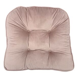 KOO Maddie Velvet Chair Pad Pink 45 x 41 x 7 cm