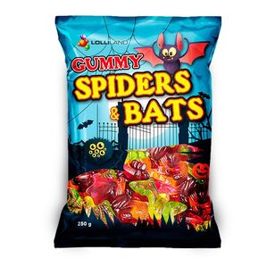 Lolliland Gummi Bats & Spiders Multicoloured 250 g