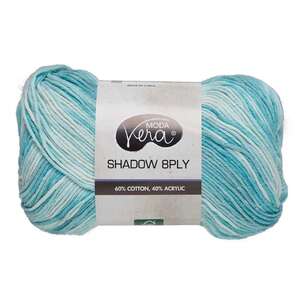 Moda Vera Shadow Yarn Teal Print 100 g