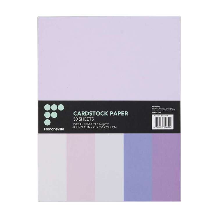 Sparkle Glitter Purple Passion 12x12 Cardstock Paper - 2 Sheets