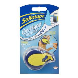 Sellotape On-Hand Dispenser  Clear 15 x 13.3 cm