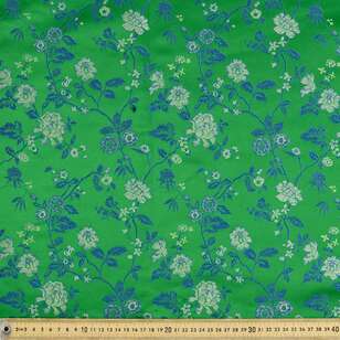 Oriental Printed 90 cm Brocade Fabric Grass 90 cm